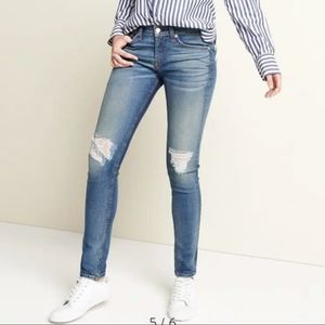 Rag & Bone Skinny Carmine Distressed Jeans Women's Size 28